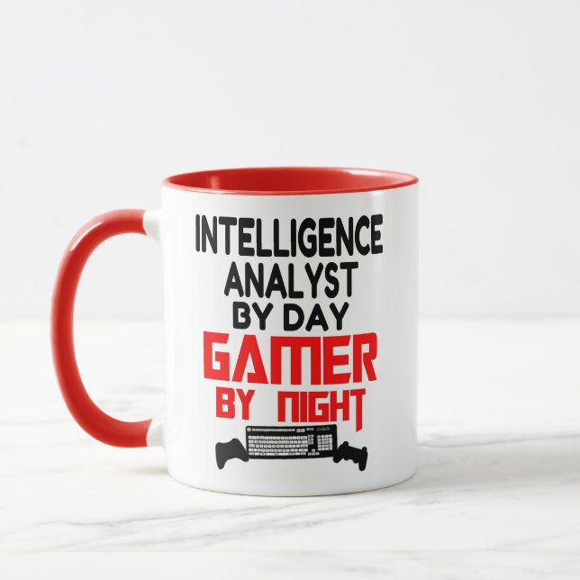 Caneca Analista de Inteligência de Gamer (Esquerda)