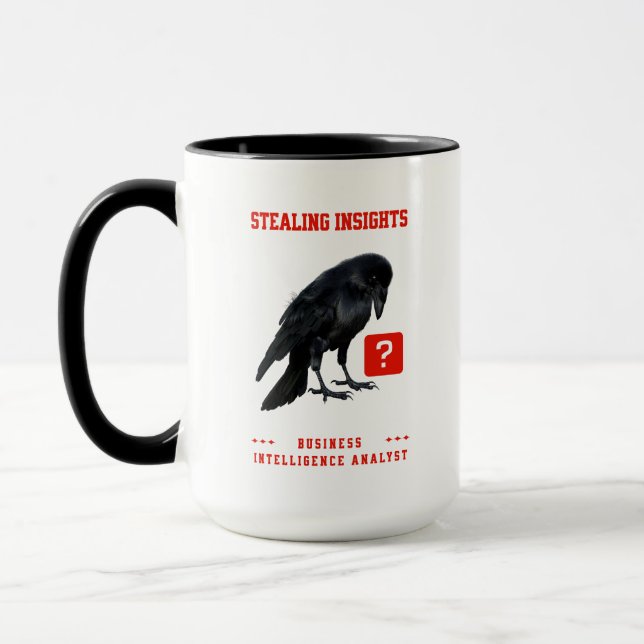 Caneca Analista de Inteligência de Negócios Crow (Esquerda)