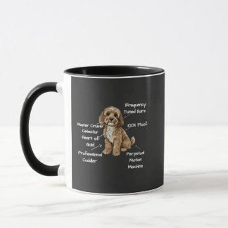 Caneca Anatomia Fofa Personalizada de um Amante de Cães C