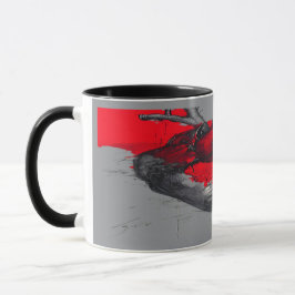 Caneca Anatomical Heart Sketch Trash Polka Art Mug