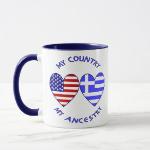 Caneca Ancestralidade EUA / Grécia
