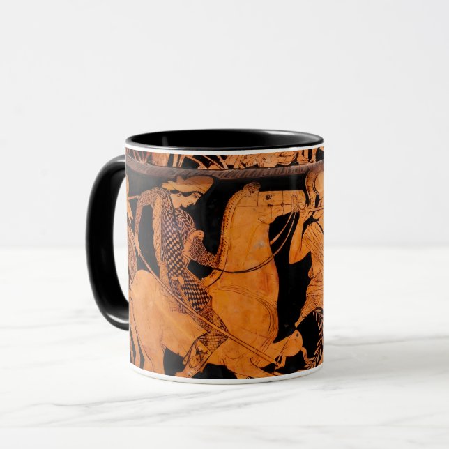 Caneca Ancião grego Red-Figure Classical Art Mug (Frente Esquerda)