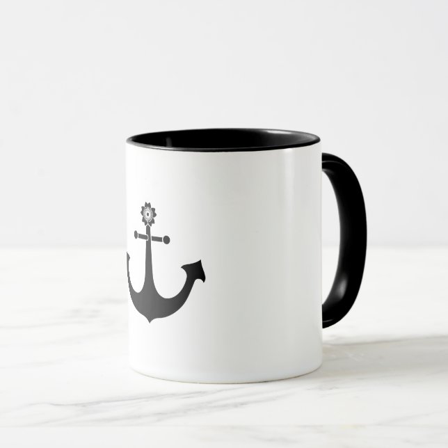 Caneca Âncora da marinha (Frente Esquerda)