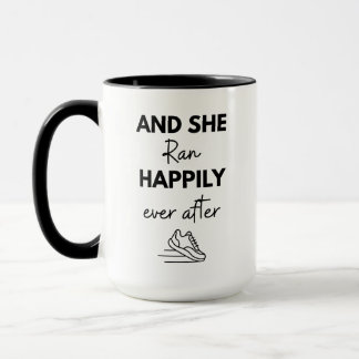 Caneca And She Ran Happily Ever After Running Marathon