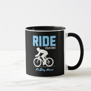 Caneca Ande na bicicleta ou fique em casa 2