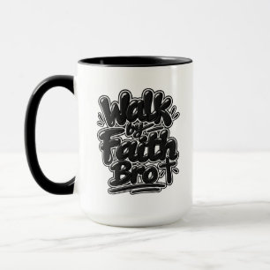 Caneca Ande pela fé, irmão