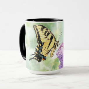 Caneca "Andorinha-tigre em Lilás"