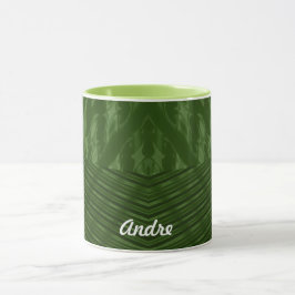 Caneca ANDRE ~ GLOSSY 3D Glossy Verde ~