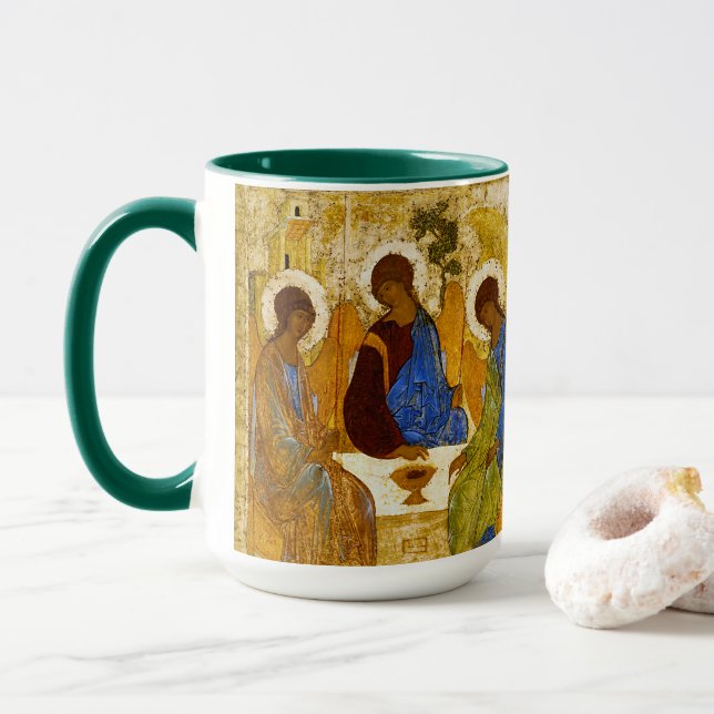 Caneca Andrei Rublev , “ Holy Trinity ” (Com Donut)
