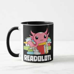 Caneca Anfíbio De Leitura Do Bookworm Readolotl
