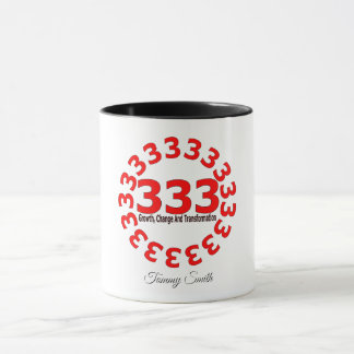 Caneca Angel Number 333 - Balance & Divine Guidance