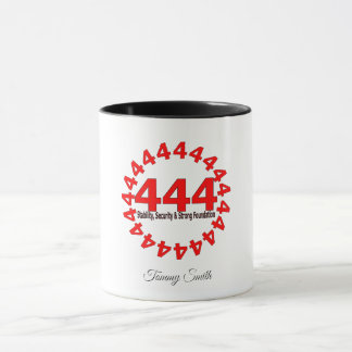 Caneca Angel Number 444 - Proteção e estabilidade Café
