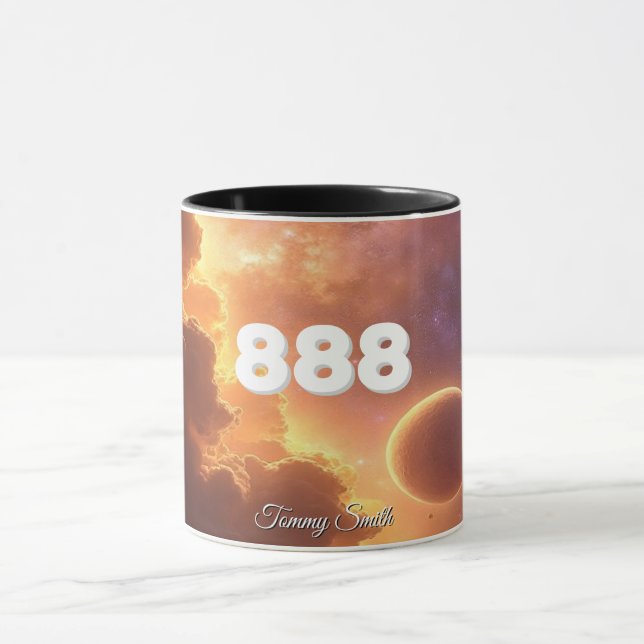 Caneca Angel Number 888 - Manifestação e Abundância (Centro)