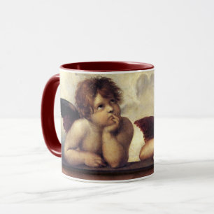 Caneca ANGELS/Cherubs alados, Nuvens Raffaello Sanzio