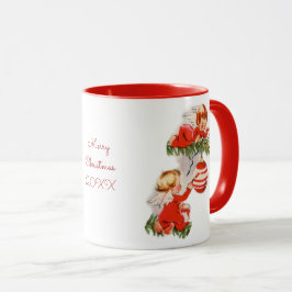 Caneca Ângulos decorando a árvore de Natal