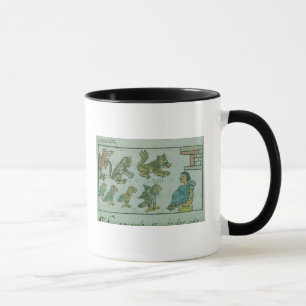 Caneca Animais do imperador asteca