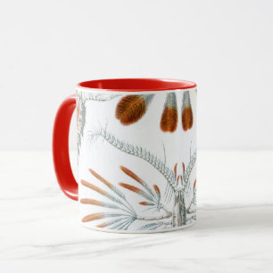 Caneca Animais do Oceano Vintage, Copepoda por Ernst Haec