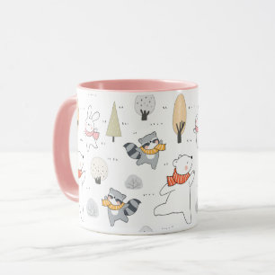 Caneca Animais Florestais Adoráveis