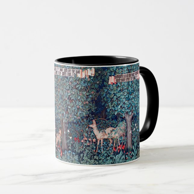 Caneca Animais na Floresta, William Morris (Frente Esquerda)