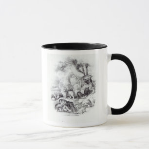 Caneca Animais selvagens 'de uma história da terra