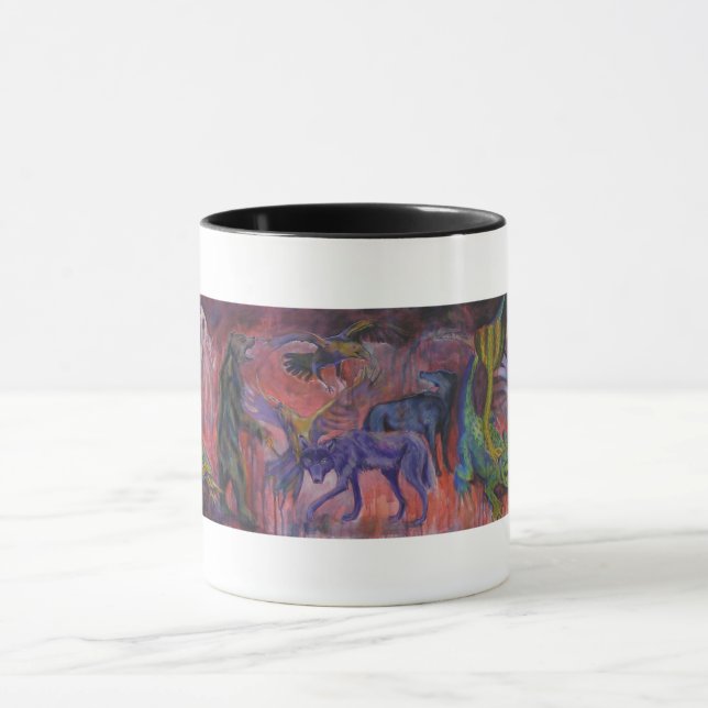 Caneca animal da arte (Centro)