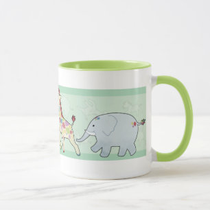 Caneca animal da selva dos amigos