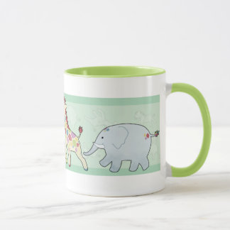 Caneca animal da selva dos amigos