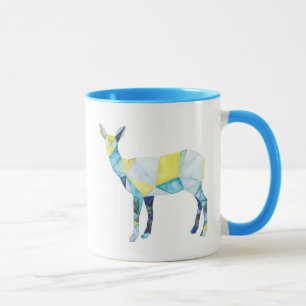 Caneca Animal de veado geométrico