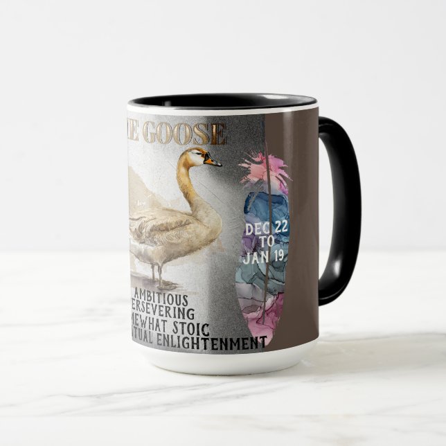 Caneca "Animal Espiritual" A Gansa Café Dez-Jan (Frente Esquerda)