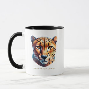 Caneca Animal Espiritual de Áries Guepardo