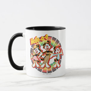 Caneca Animaniacs Gráfico do Equalizador Retroativo Alô