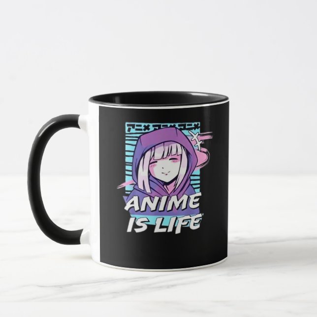 Caneca Anime Peekaboo Engraçado (Esquerda)
