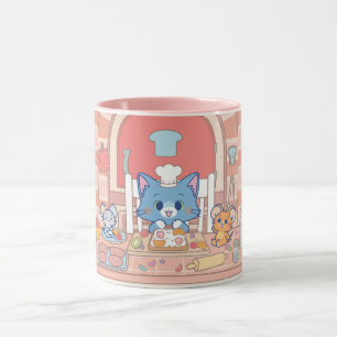 Caneca Anime Tom, Jerry e Tuffy Bakery