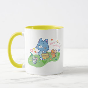 Caneca Anime Tom, Jerry e Tuffy Picnic