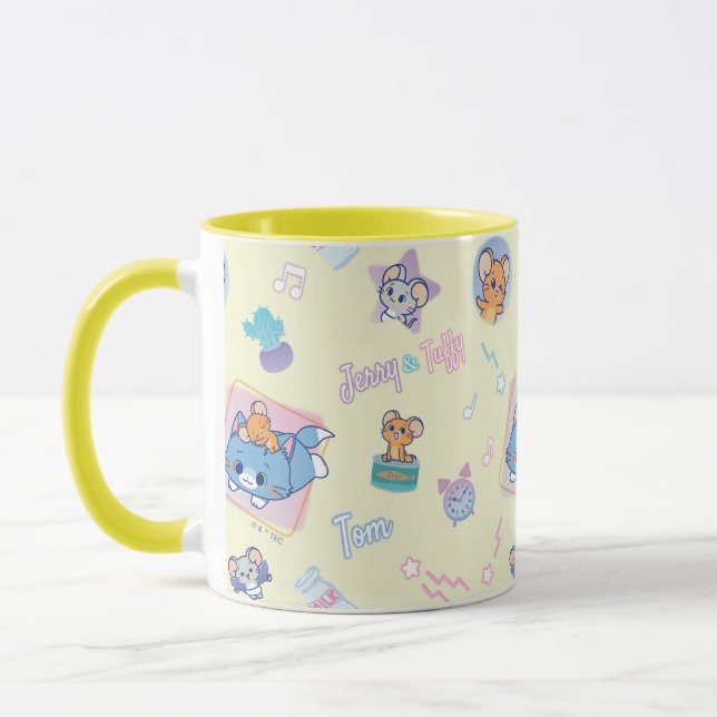 Caneca Anime Tom, Jerry e Tuffy Playtime Standard (Esquerda)