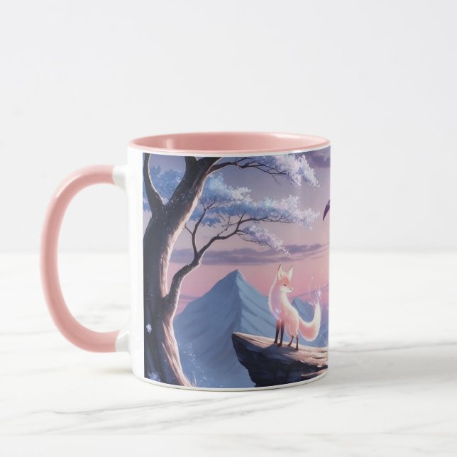 Caneca Anime Twilight | Spirit Fox Fantasy Mug (Esquerda)