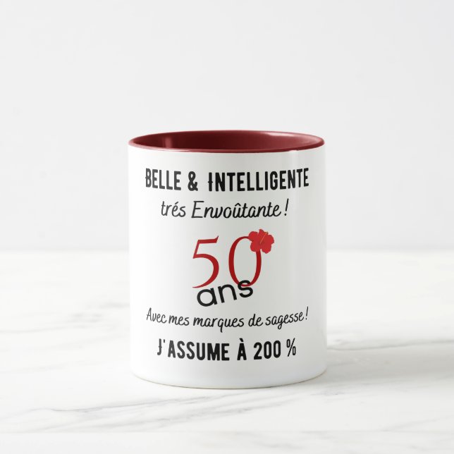 Caneca aniversaire 50 anos (Centro)
