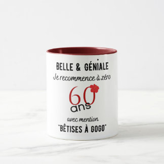 Caneca aniversaire 60 anos