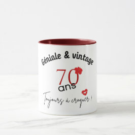 Caneca aniversaire 70 anos