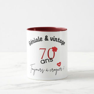 Caneca aniversaire 70 anos
