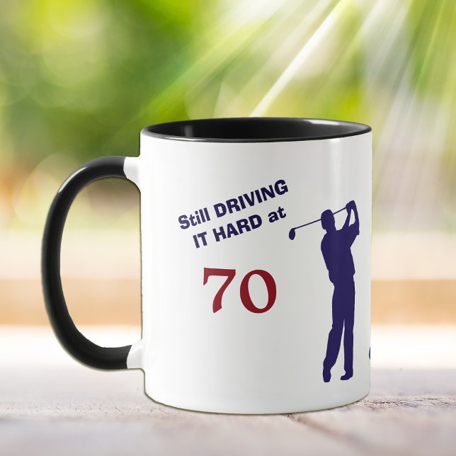 Caneca Aniversário 70 Golfer (Criador carregado)