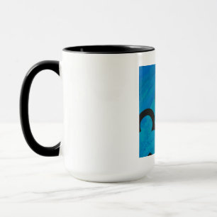 Caneca Aniversário Azul de 30 Décadas