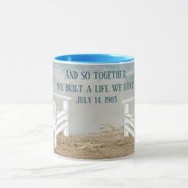 Caneca Aniversário das Câmaras de Praia para o Cônjuge