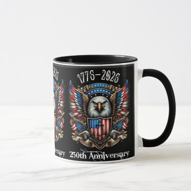 Caneca Aniversário de 250 anos 1776 2026 (Direita)