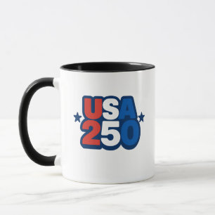 Caneca Aniversário de 250 anos dos EUA 1776-2026 Patrióti