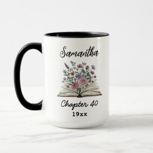 Caneca Aniversário de 40 anos personalizado com nome - Ca