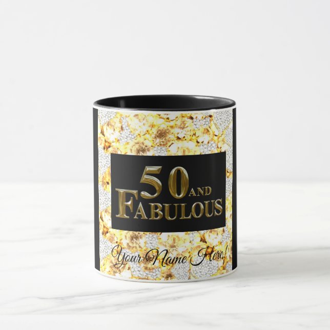 Caneca Aniversário de 50 anos (Centro)
