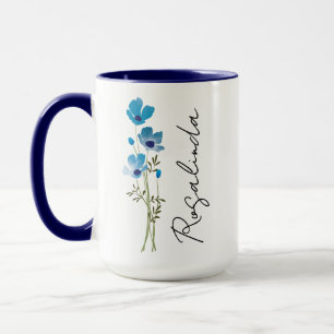 Caneca Aniversário de 60 anos da MÃE Feliz - Personalizad