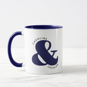 Caneca Aniversário de Casamento de Casal com Duas Cores P