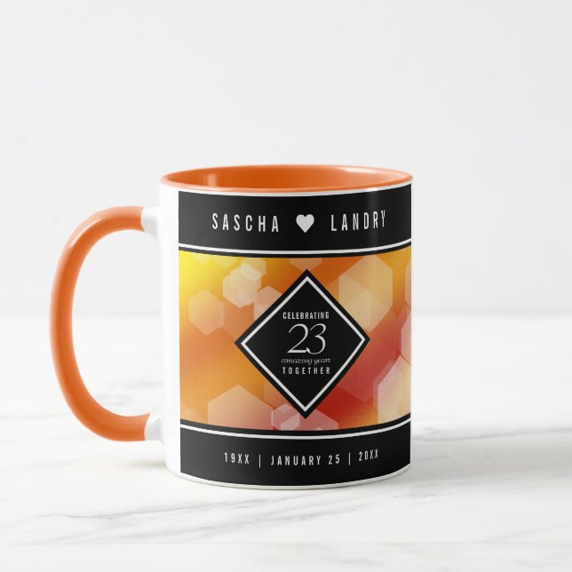 Caneca Aniversário de Casamento Imperial Topaz (Esquerda)